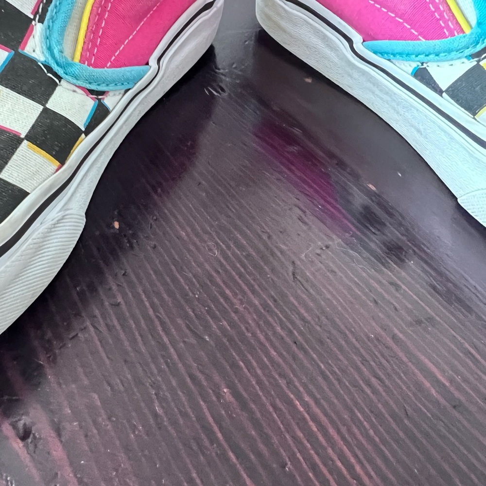 Vans Kids Checkered Slip-On Shoes - Multicolor - Picture 2 of 5